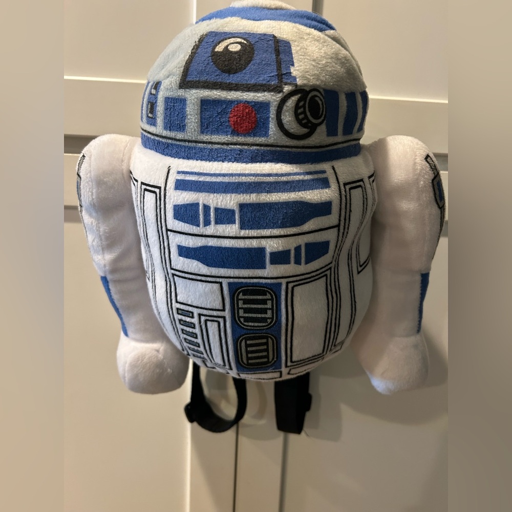 Star Wars R2-D2 Plush Backpack - White and Blue